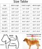 Dog Raincoats for Large Dogs with Reflective Strip Hoodie; Rain Poncho Jacket for Dogs