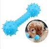 New Rubber Dog Toy with Thorn Bone Rubber Molar Teeth Pet Toy Dog bite Resistant Molar Training Dog Toys for Small Dogs